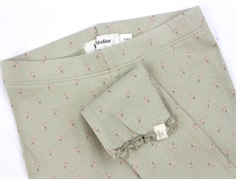 Lil Atelier moss gray blomstret legging